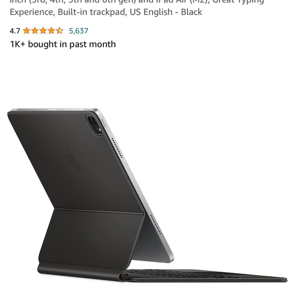 Apple Keyboard for 12.9 inch iPad 6th generation - Picture 3 of 3